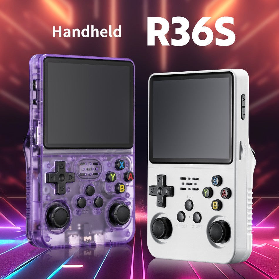 R36S 3.5'' IPS Screen Open Source Linux System Retro Handheld Video Game Console