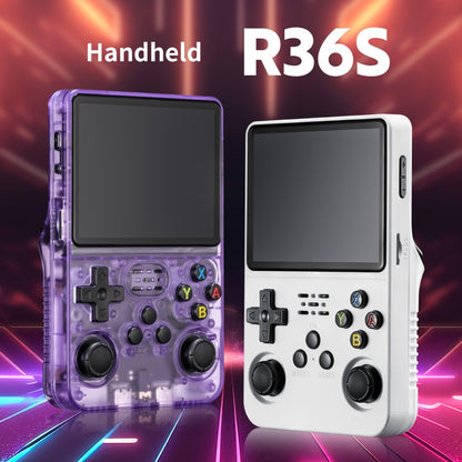 R36S 3.5'' IPS Screen Open Source Linux System Retro Handheld Video Game Console