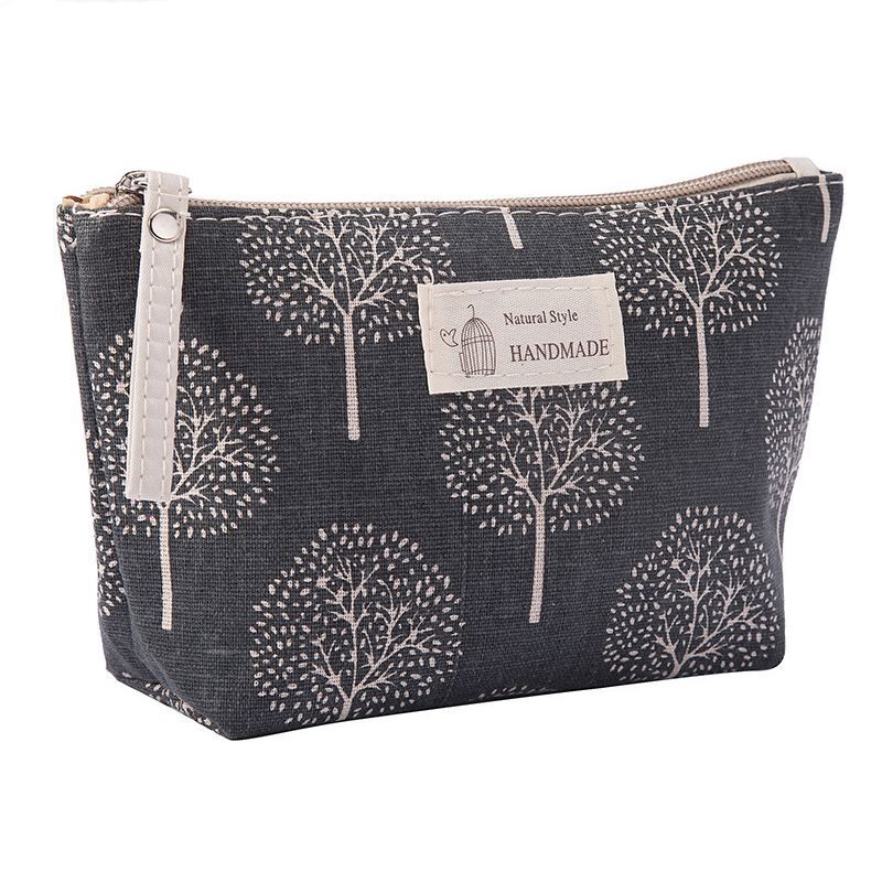 Plaid Printing Cosmetic Bag Makeup Case Organizer Bag Travel Tote Pouch Bags 1PC