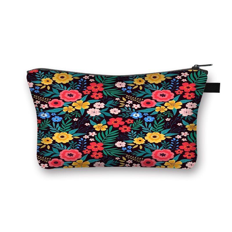 Bohemian Print Cosmetic Bag Fashion Travel Lipstick Toiletry Bag Shopping Purse