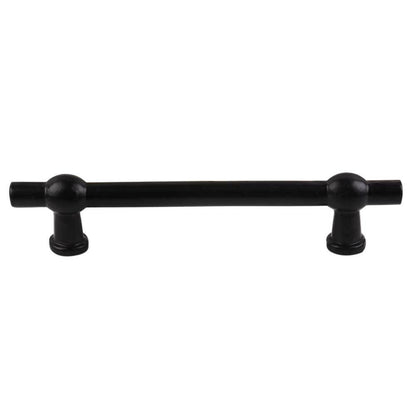 Set of 2 Matte Black Iron Bar Cabinet Pull Handle For Home Decor Bar