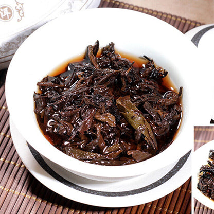 COLOURFUL YUNNAN Qing Feng Xiang Chen Xiang Pu-erh Tea Cake 357g Ripe Puer Pu'er