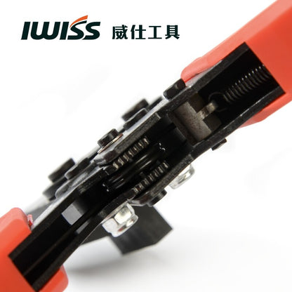 IWISS IWS-1424BN AWG24-14 0.14-2.0mm2 Auto Repair Tools Crimping Tool Crimper