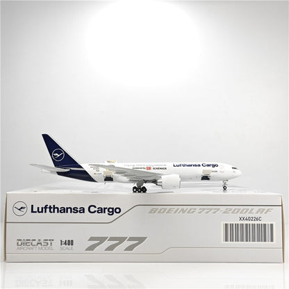 1:400 JC Wings Lufthansa Sargo BOEING B777-200F Airplane Diecast Aircraft Model