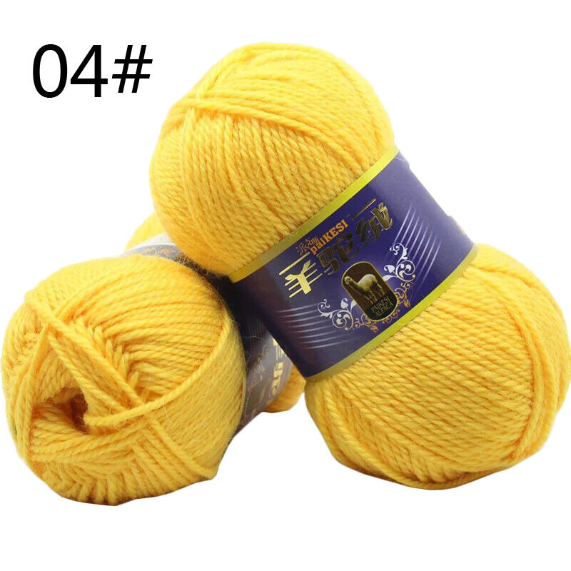 Hot Sale 100g Camel Velvet Thick Yarn Cashmere Hand Knitting Crochet Crafts Yarn