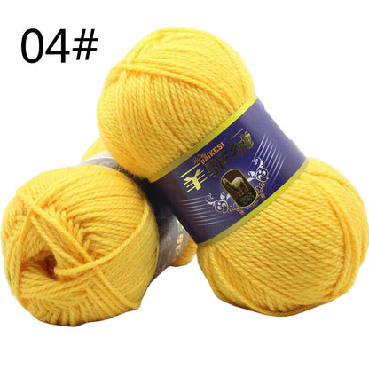 Hot Sale 100g Camel Velvet Thick Yarn Cashmere Hand Knitting Crochet Crafts Yarn