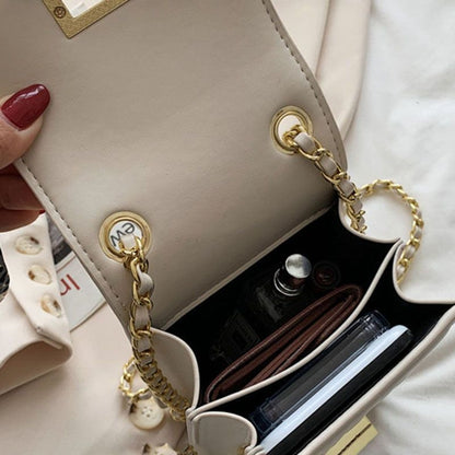 Phone Purse Diamond Chain Shoulder Bag Messenger Crossbody Purse 19*12*8CM Nylon