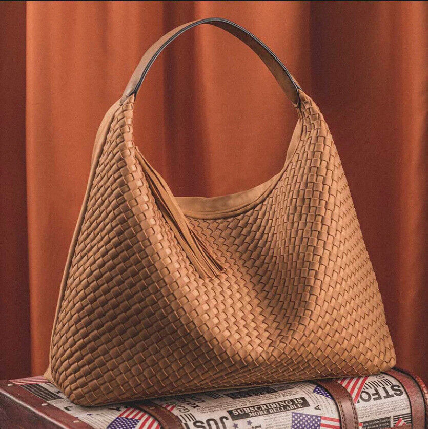 Celela Women Braided Tassel Soft Hobo Handbag Purse Shoulder Bag USA STOCK