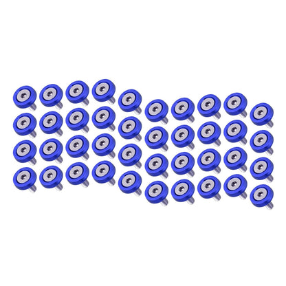 40PCS Washer+40PCS Nuts Fender Bumper Washer Bolt Engine Bay Dress Up Kit