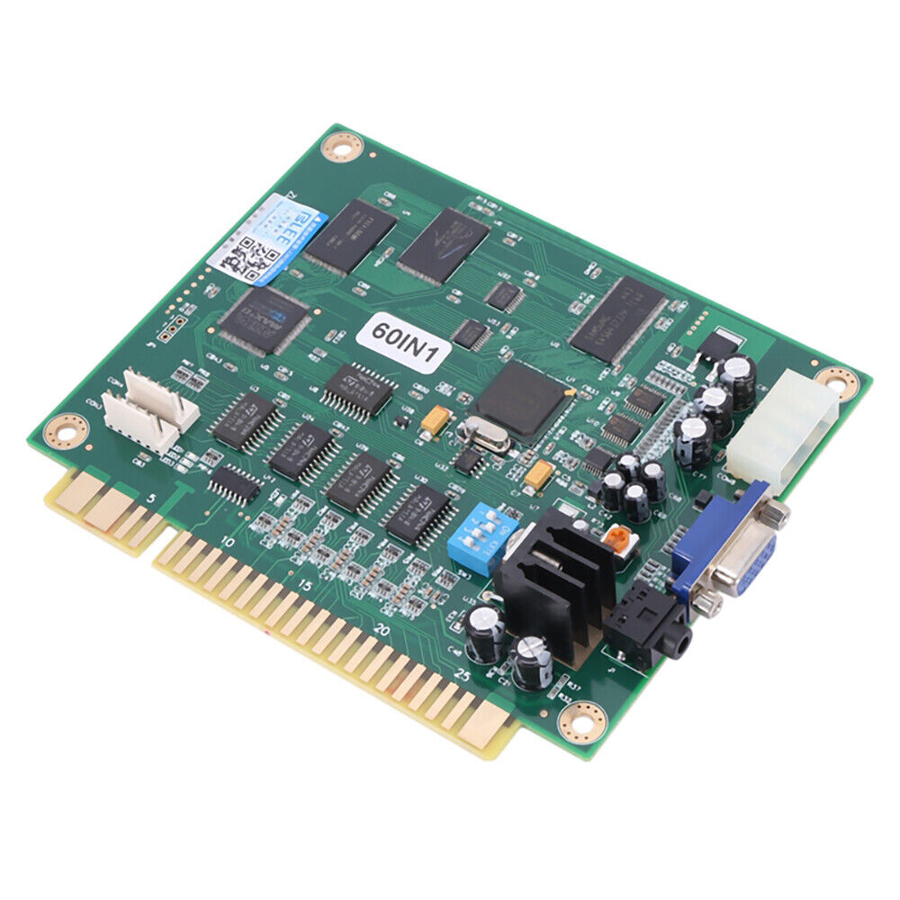 60 In 1 Console Motherboard PCB Board Output for Classic Jamma Arcade Video Game