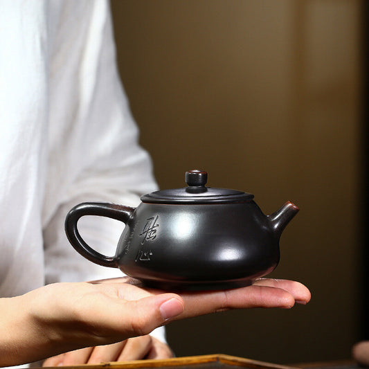 250cc Yixing Zisha Pottery Nixing Guipottery Clay Handmade Peacock Teapot
