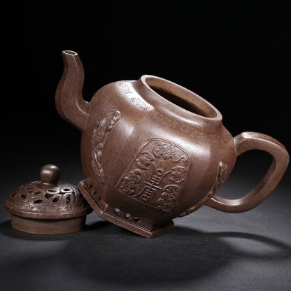 Vintage Chinese Yixing Purple Clay Teapot Zisha Ceremony Teaware Collection Rare