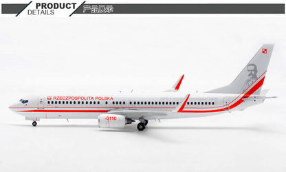 1:200 JC Wings RZECZPOSPOLITA POLSKA BOEING 737-800 Plane Diecast Aircraft Model