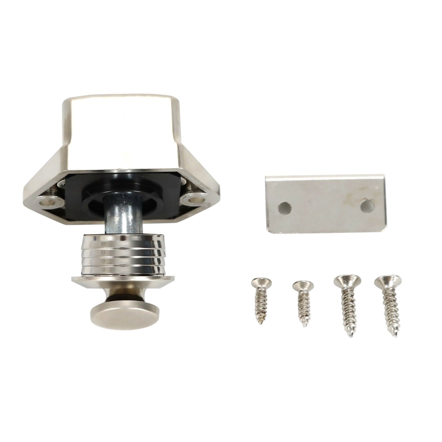 Push Button Catch Pop Up Lock Knob Latch Cupboard Camper RV Caravan Cabinet A