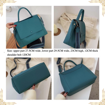 Women Fashion LEATHER Shoulder Crossbody Handbag Casual Luxury Female Tote Bag