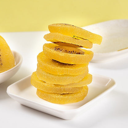 Yellow Heart Kiwifruit Slices Dried Kiwifruit Candied Fruits Casual Snacks- 500g