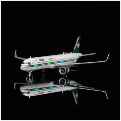 1:400 JC Wings Saudia Airbus A321neo Passenger Airplane Diecast Aircraft Model