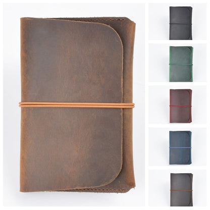 Passport Holders Cover Retro Credit ID Card Wallet 10.5x15cm Crazy Horse Leather