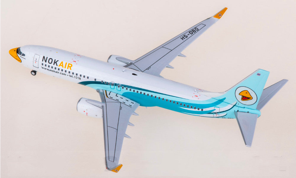 1:400 Panda Model Nok Air Boeing737-800 HS-DBO Passenger Airplane Diecast Model