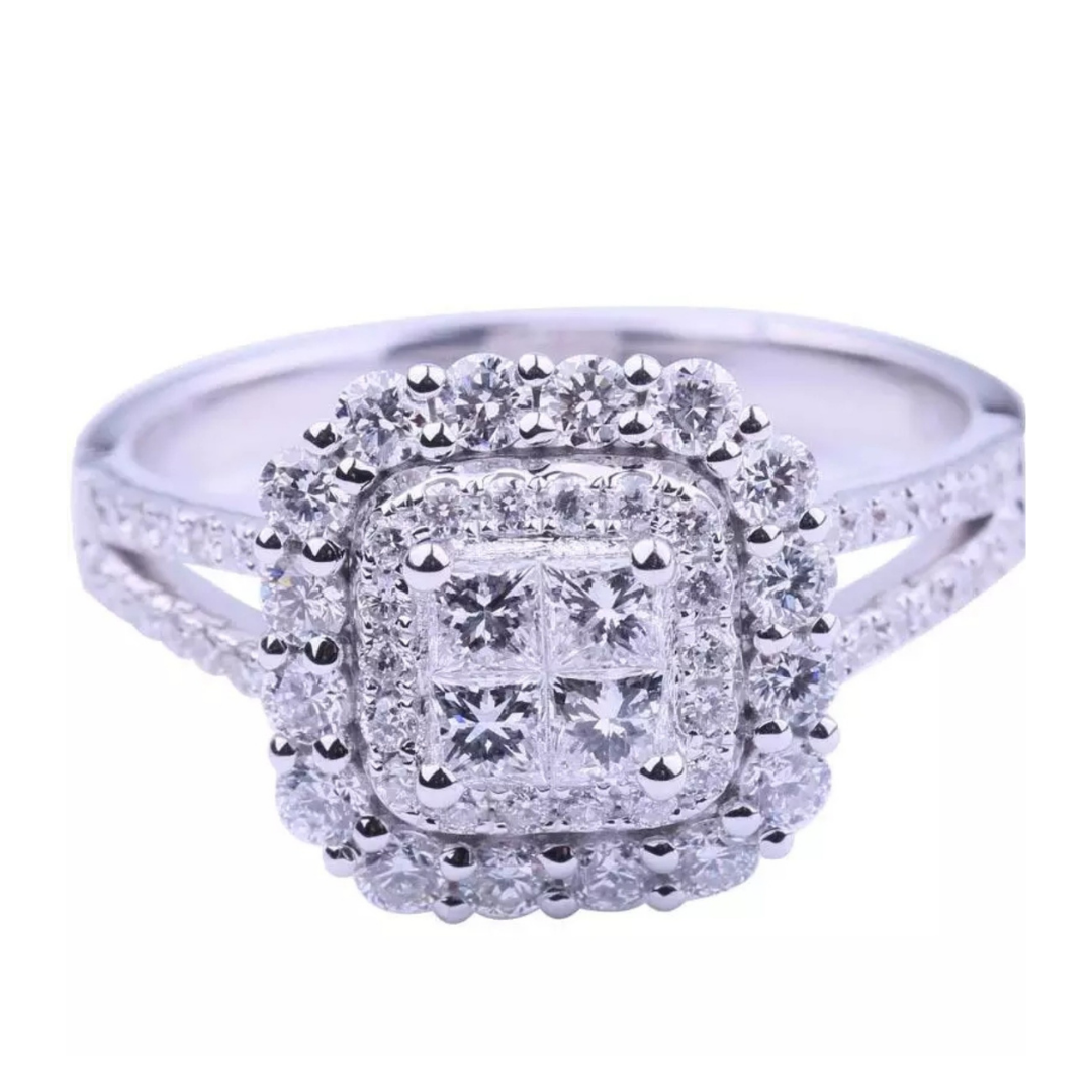 Anillo De Acero Inoxidable Para Mujer Woman Boda Fiesta Sortija De Gift Jewelry