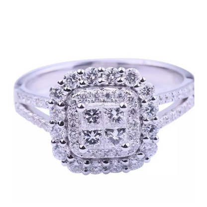 Anillo De Acero Inoxidable Para Mujer Woman Boda Fiesta Sortija De Gift Jewelry