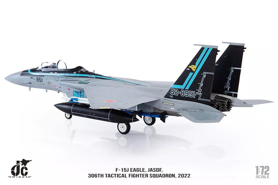 1:72 JC Wings F-15J EAGLE,JASDF306TH TACTICAL FIGHTER SQUADRON Diecast Model