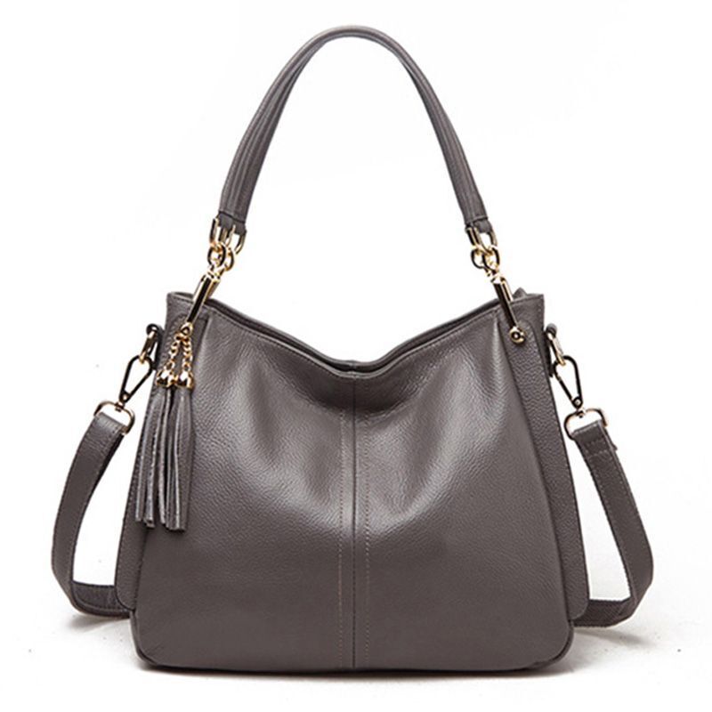 Luxury Handbag Small Square Bag Genuine Leather Tassel Style Sling Bag Traveling