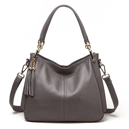 Luxury Handbag Small Square Bag Genuine Leather Tassel Style Sling Bag Traveling