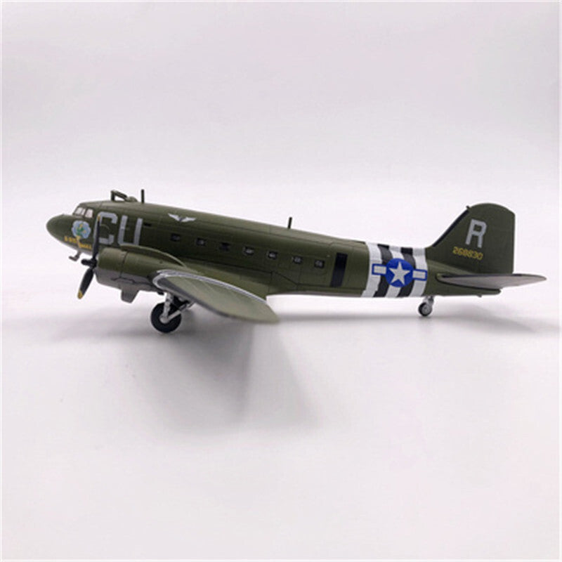 WWII USA C-47 CU 1/100 diecast plane model aircraft