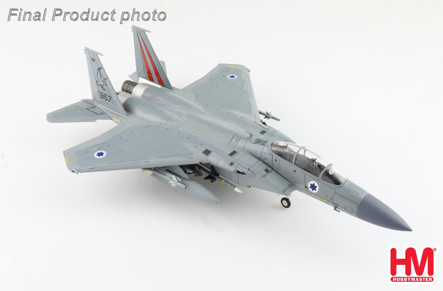 1:72 HM F-15D Baz 957 106 Squadron Israeli Air Force, 2011 Fighter Diecast Model
