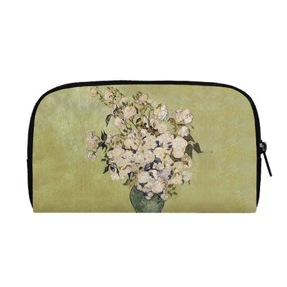 Oil Painting Sunflower Starry Night Wallet Women Purse Credit Card Phone Holders