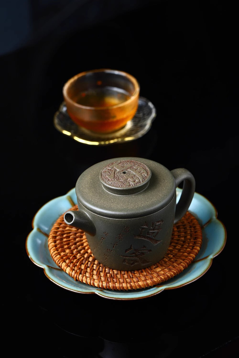 200cc chinese Yixing Handmade Zisha teapot Duan clay JuLun Hu Gongfu Tea Pot