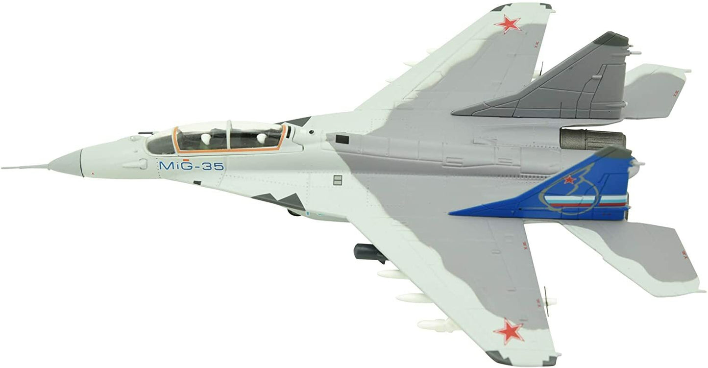1:100 Mikoyan MiG-35 Fighter Metal Diecast Plane Model,Russian Air Force,Gray