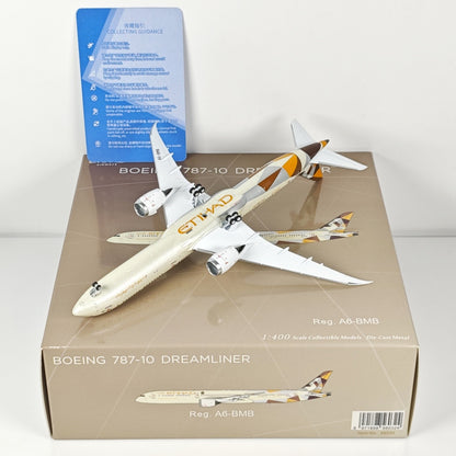 1:400 NGmodels Etihad Airways Boeing 787-10 A6-BMB Airplane Diecast Plane Model