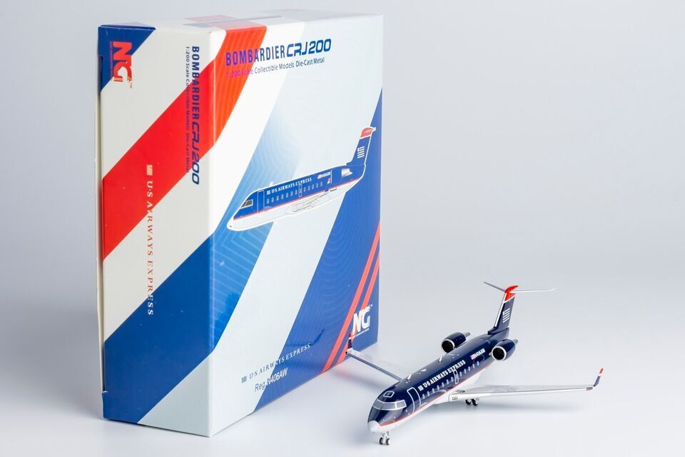 1:200 NG Model US Airways Bombardier CRJ200ER Airplane Diecast Aircraft Model