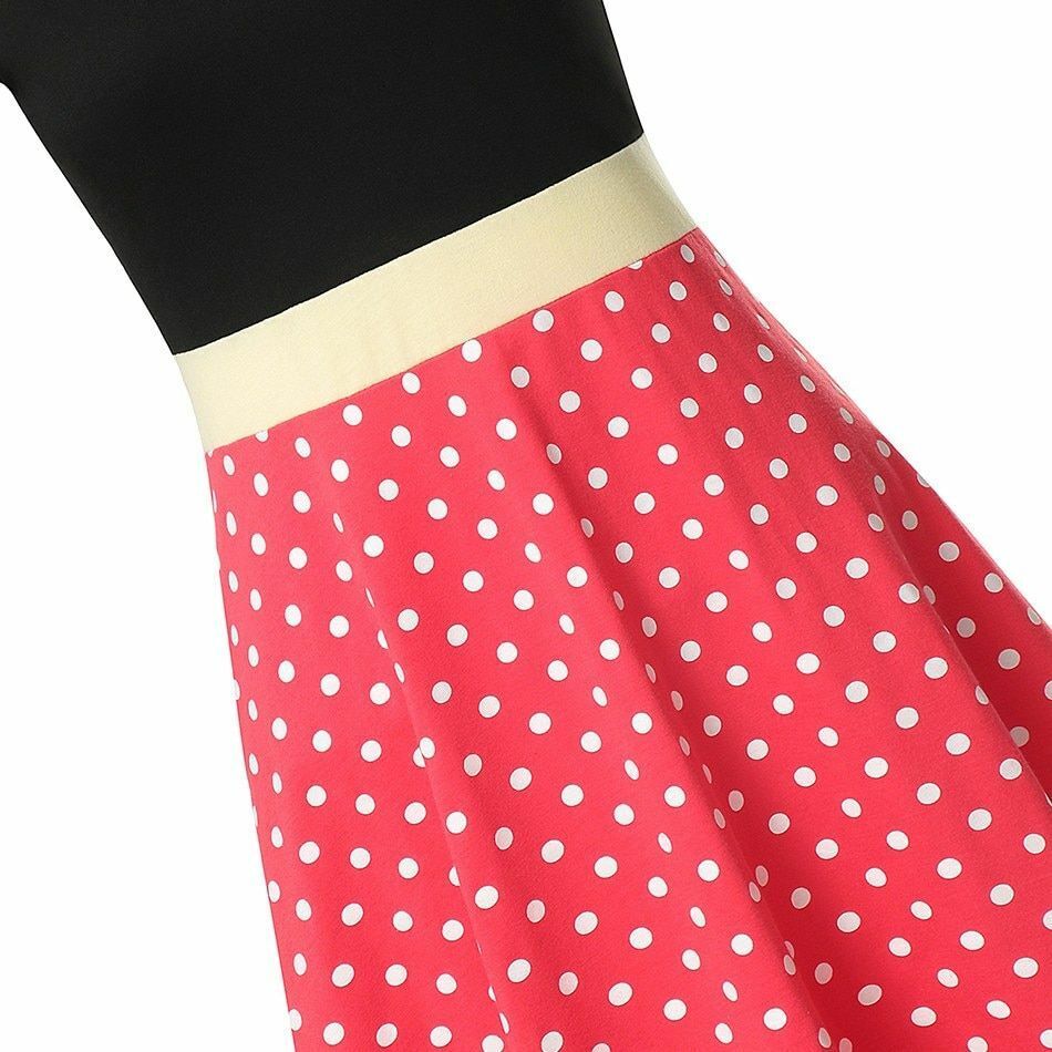 Mother Daughter Dresses Girl Dots Swing Casual Sundress Tunic Halloween Clothes