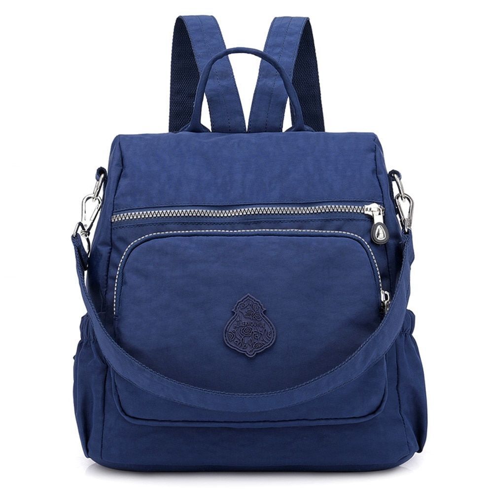 Fashion Women Backpack School Bags Nylon Cloth Waterproof Backpack Large Bookbag
