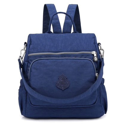 Fashion Women Backpack School Bags Nylon Cloth Waterproof Backpack Large Bookbag