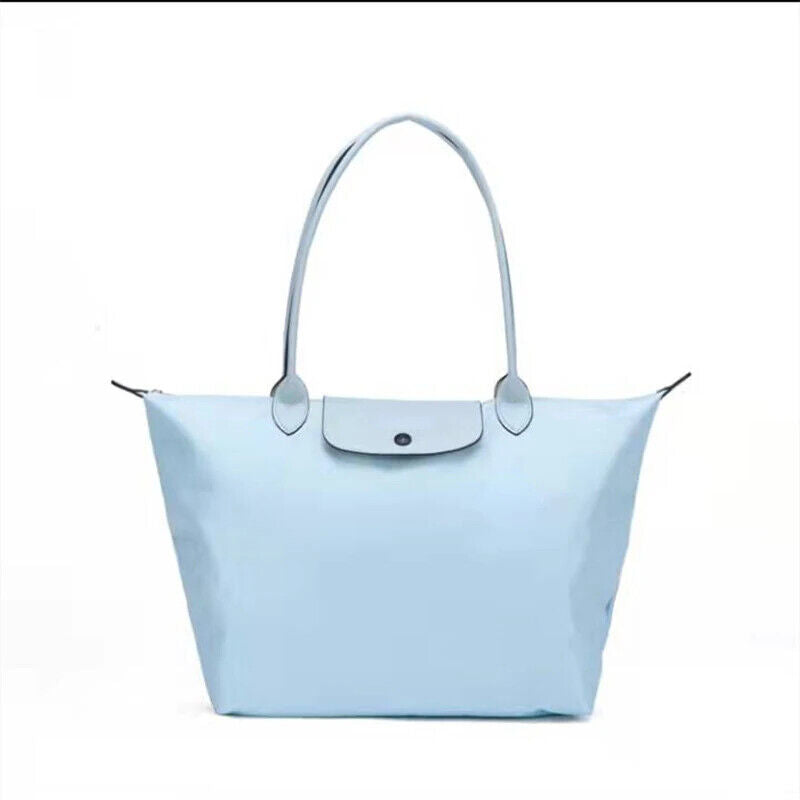 New Fashion High Capacity Embroidered Nylon Shoulder Bag Shopping Bag