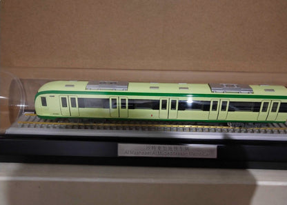 1:87 34CM Saudi AI Mashaaer AI Mugaddassah Metro Car Railway Train Diecast Model