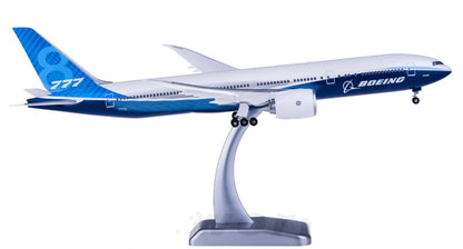 1:200 35CM Hogan BOEING 777-8X Passenger Airplane ABS Plastic Aircraft Model