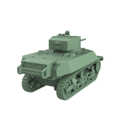 SSMODEL SS200506 1/200 Military Model Kit US M3A3 Stuart Light Tank