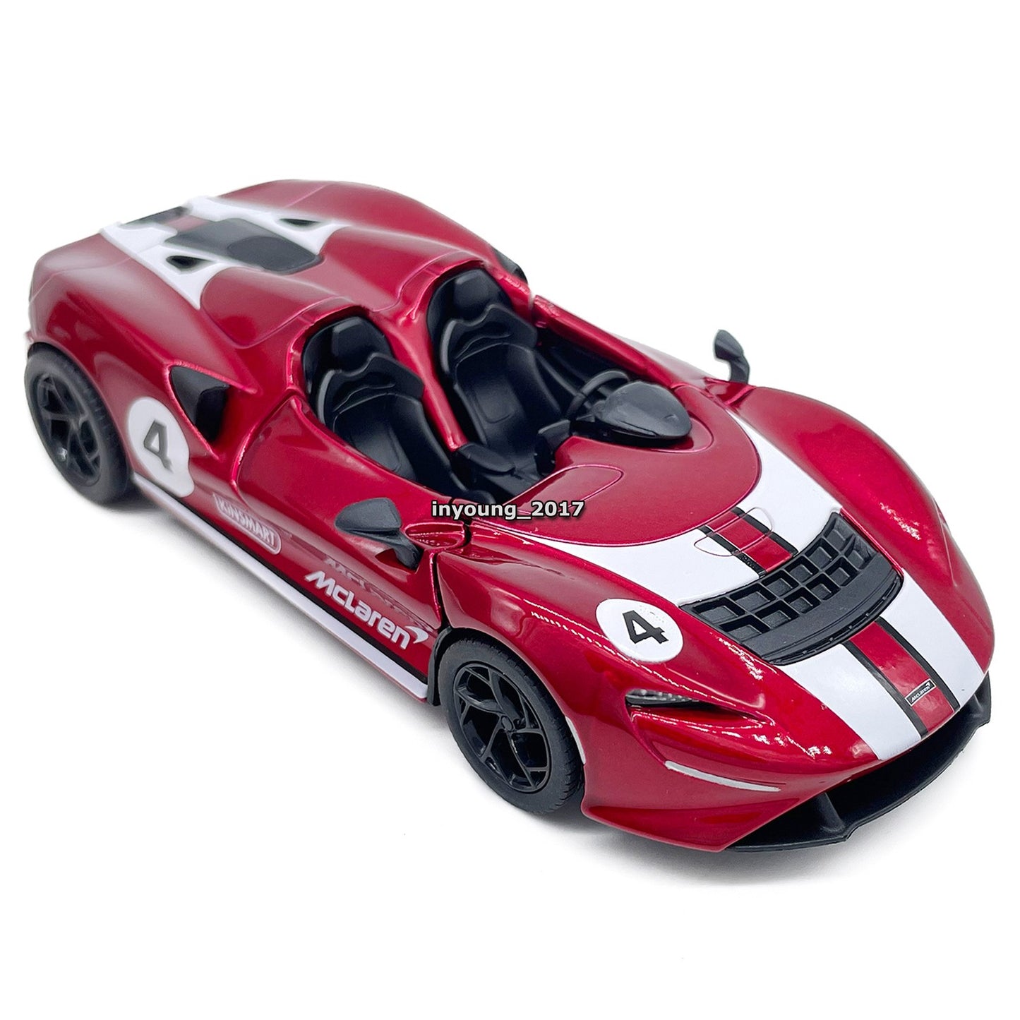 1/36 McLaren Elva Model Toy Car Diecast Toy Vehicle Boys Toys for Kids Gifts Red