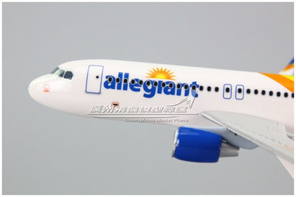 1:200 allegrant AIRBUS A320 Passenger Plane ABS Plastic Plane Aircraft Model