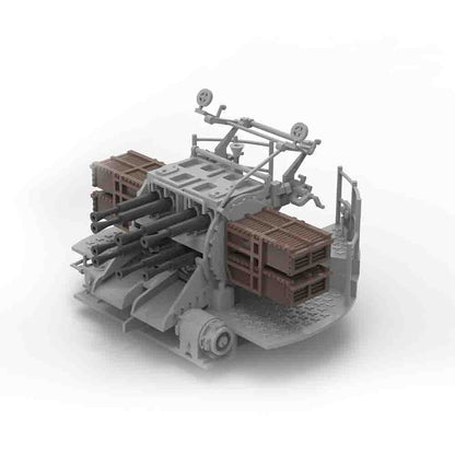 Yao's Studio LY350001A 1/350 Resin Kit WWII QF 2pounder Gun PomPom Octuple Mount