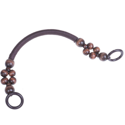 46cm Wood Plastic Bead Rope Bag Strap Handle Shoulder Belt Handbag Replacem HJ
