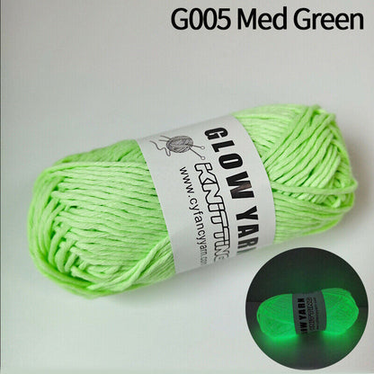 Hat Wool Yarn Functional Yarn Knitting Material Scarf Accessories Luminous DIY