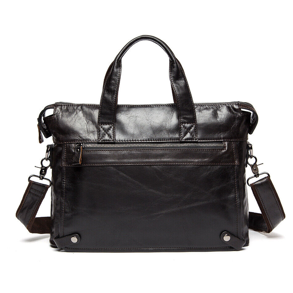 Shoulder Bag Messenger Crossbody Bags Men's PU Leather Handbag Briefcase Laptop