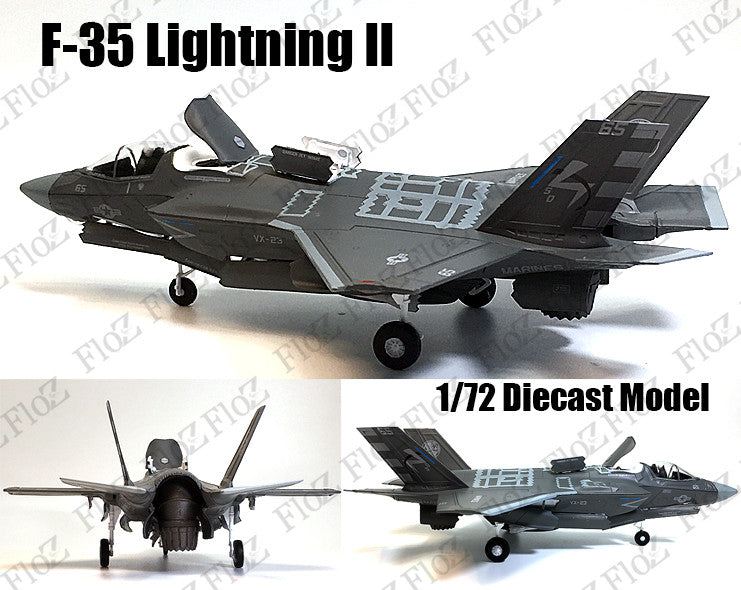 Lockheed Martin F-35 Lightning II 1/72 diecast stealth Aircraft plane Model