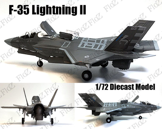 Lockheed Martin F-35 Lightning II 1/72 diecast stealth Aircraft plane Model